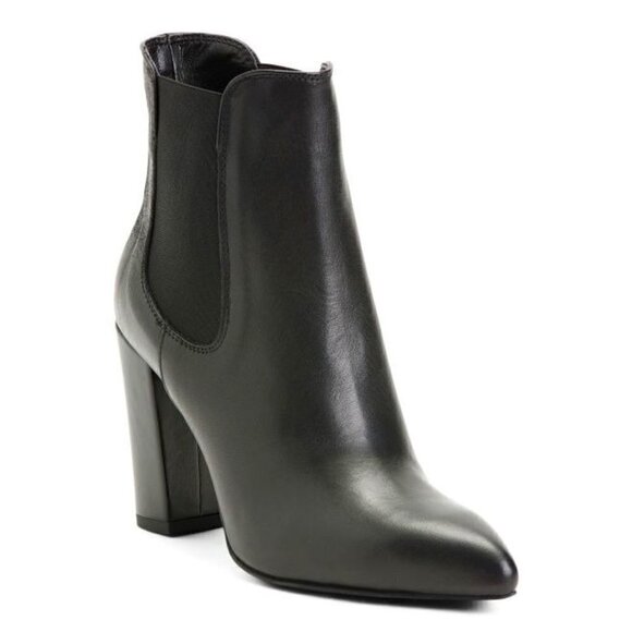 FORMENTINI Made In Italy Leather Pointy Boots Black | 40 - Picture 1 of 16